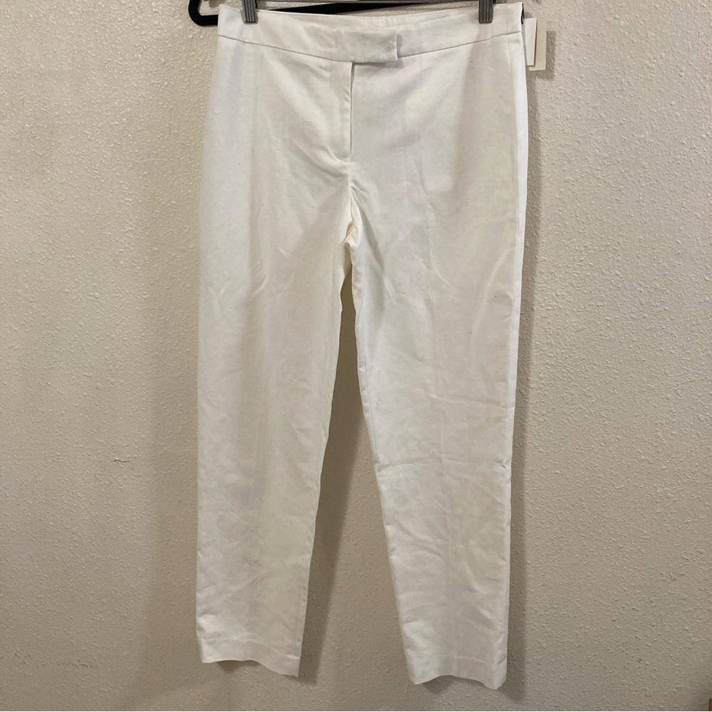 Anne Klein Suit Pants Bright Office Size 6 White NWT